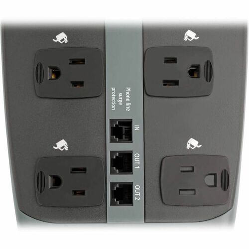 Tripp Lite by Eaton 10-Outlet Surge Protector - Silver - NEMA 5-15P -