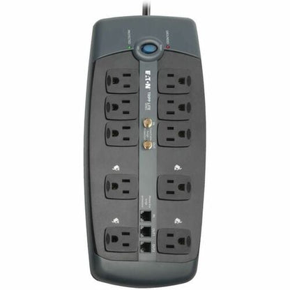 Tripp Lite TLP1008TELTV 10 Outlets Surge Suppressor - Receptacles: 8 x NEMA 5-15R - 3345J