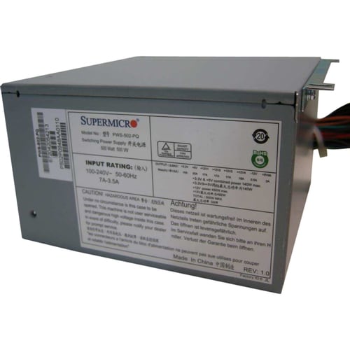 500W POWER SUPPLY PS2 ATX MULTI-OUTPUT HI-EFFECIENCY