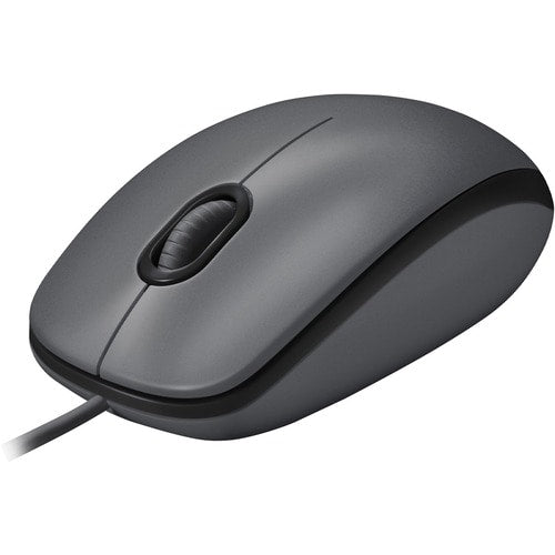 Souris filaire USB Logitech M100, 3 boutons, suivi optique 1000 DPI,
