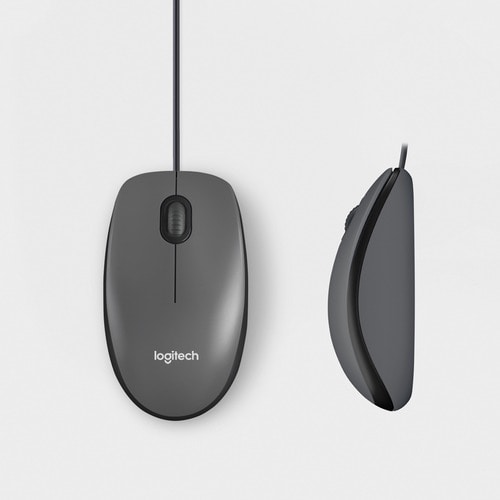 Logitech M100 Wired USB Mouse, 3-Buttons,1000 DPI Optical Tracking,