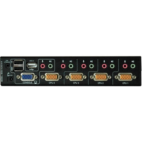 KIT KVM USB DE 4 PUNTOS CON AUDIO