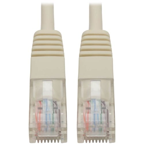 Tripp Lite Cat5e Patch Cable - 3ft - 1 x RJ-45 Male - 1 x RJ-45 Male - White