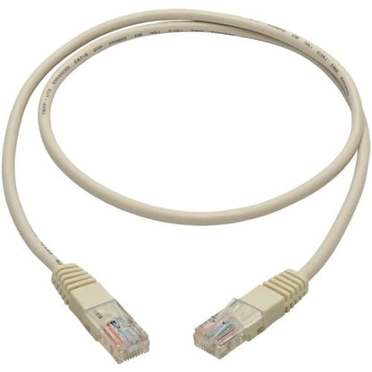 Tripp Lite Cat5e Patch Cable - 3ft - 1 x RJ-45 Male - 1 x RJ-45 Male - White