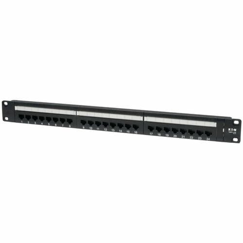 Tripp Lite 24-Port Cat6 Cat5 Patch Panel Rackmount 110 Punch Down RJ45 Ethernet