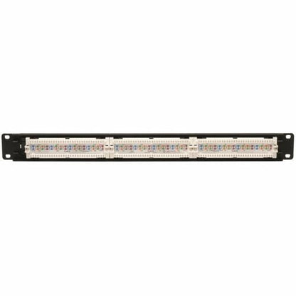Tripp Lite 24-Port Cat6 Cat5 Patch Panel Rackmount 110 Punch Down RJ45 Ethernet