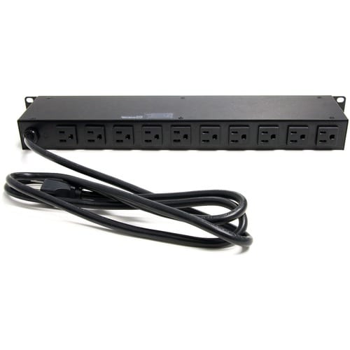 PDU de montaje en rack Startech Star Tech.com con 16 tomas de corriente y protección contra sobretensiones
