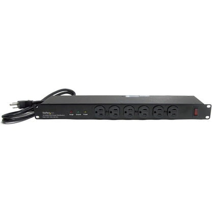 PDU de montaje en rack Startech Star Tech.com con 16 tomas de corriente y protección contra sobretensiones