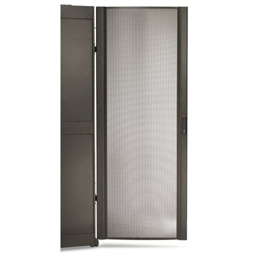 NETSHELTER SX 48U 600MM WIDE PERFORATED CURVED DOOR BLACK