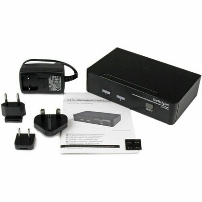 DISPLAYPORT USB KVM SWITCH 2PORT WITH AUDIO