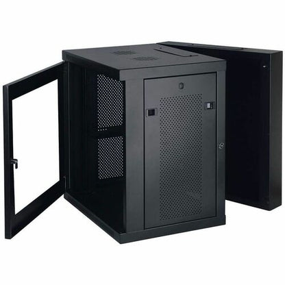ARMOIRE RACK MURAL 12U AVEC PORTE AVANT EN PLEXIGLAS