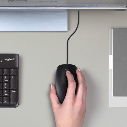 Souris optique USB Logitech B100 - Optique - Câble