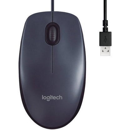 Souris optique USB Logitech B100 - Optique - Câble