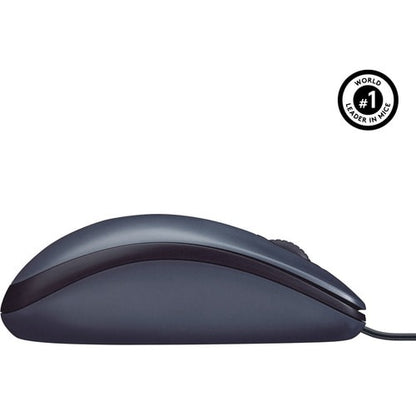 Souris optique USB Logitech B100 - Optique - Câble