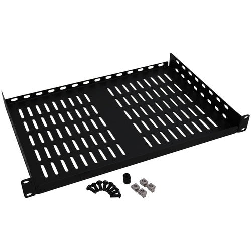 Étagère fixe en porte-à-faux 1U RM, capacité de charge de 40 lb pour armoire de rangement en rack