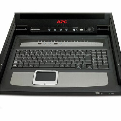 Consola LCD para rack de 17" de APC by Schneider Electric con 16 puertos integrados