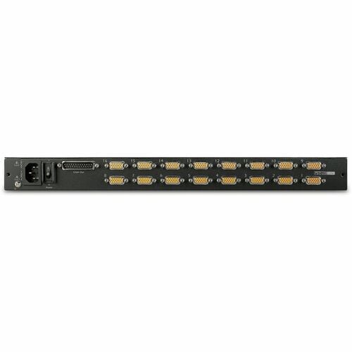 Consola LCD para rack de 17" de APC by Schneider Electric con 16 puertos integrados