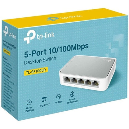 TL-SF1005D MINICONTROLADOR DE ESCRITORIO DE 5 PUERTOS 10/100M