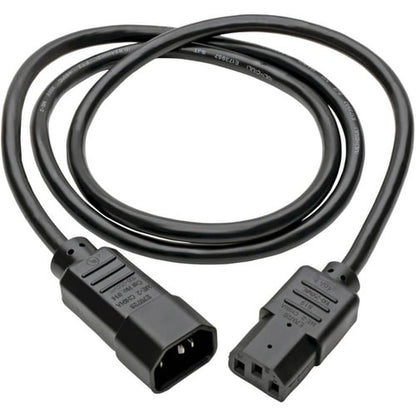 Tripp Lite 4ft Computer Power Cord Extension Cable C14 to C13 10A 18AW
