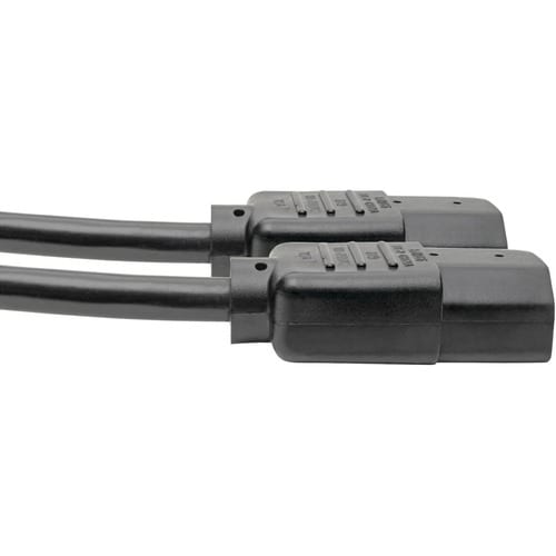 Câble d'extension d'alimentation pour ordinateur Tripp Lite 6 pieds C14 vers 2xC13 10 A 18 AWG 6 pi