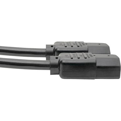 Câble d'extension d'alimentation pour ordinateur Tripp Lite 6 pieds C14 vers 2xC13 10 A 18 AWG 6 pi