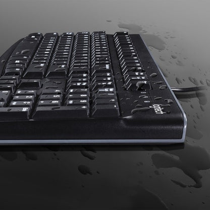 Clavier filaire Logitech K120 pour Windows, USB Plug-and-Play, complet