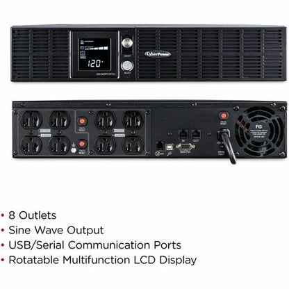 Système d'alimentation sans interruption (UPS) sinusoïdale PFC CyberPower CyberPower OR1500PFCRT2U 1500 VA 90