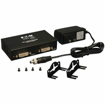 DIVISOR/AMPLIFICADOR DE VIDEO/AUDIO DE ENLACE ÚNICO DVI DE 2 PUERTOS TAA GSA