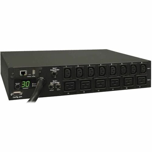 Tripp Lite PDUMH30HV19NET PDU commuté 208 V - 240 V 30 A 14 prises - 14 - 2U montable en rack