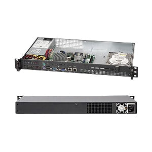 503L-200B 1U RM 1BAY BLACK 200W PFC DEPTH MINI LOW NOISE 5 LED