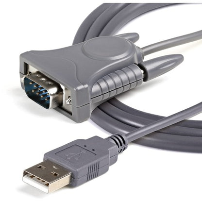 StarTech.com Cable USB a serie de 1 puerto de 91 cm (3 pies), convertidor RS232 a USB DB9/DB25