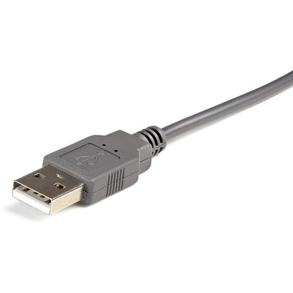 StarTech.com Cable USB a serie de 1 puerto de 91 cm (3 pies), convertidor RS232 a USB DB9/DB25