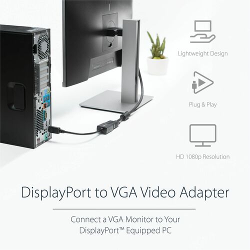 StarTech.com DisplayPort to VGA Adapter