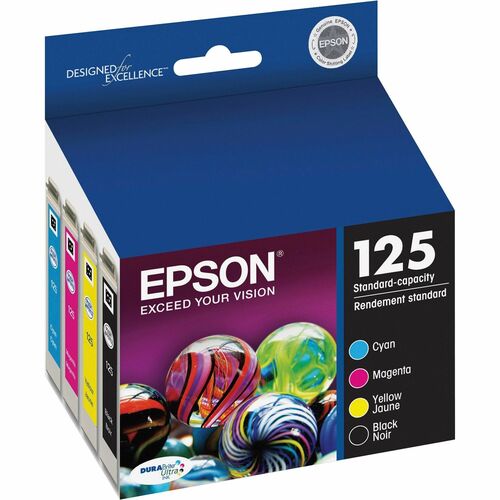 Cartouche d'encre d'origine Epson DURABrite 125 - Jet d'encre - Noir,