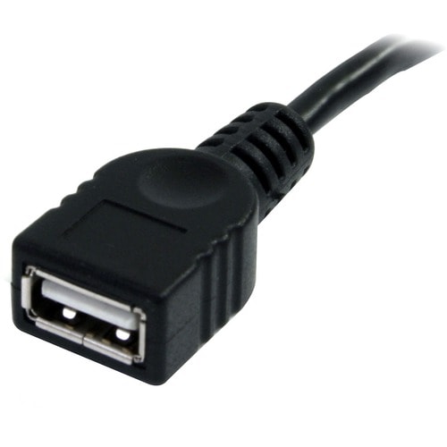 StarTech.com 3 ft Black USB 2.0 Extension Cable A to A - M/F - Extends the lengt