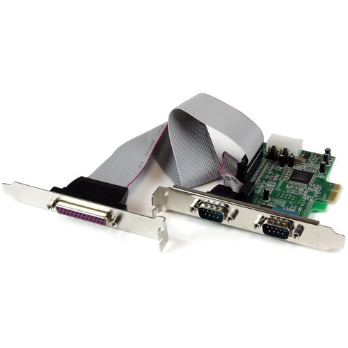 Carte combo série parallèle PCIe 2S1P StarTech.com : ajoutez 1 port parallèle et 2 ports RS