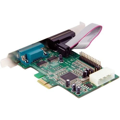 Carte combo série parallèle PCIe 2S1P StarTech.com : ajoutez 1 port parallèle et 2 ports RS