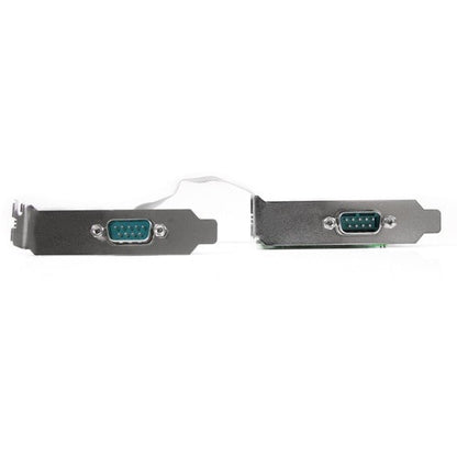 Carte série PCI Express à 2 ports à profil bas StarTech.com - 16550 - Ajoutez 2 ports de haut