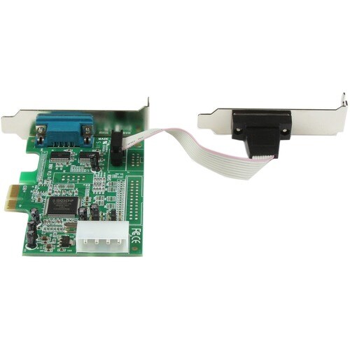 Carte série PCI Express à 2 ports à profil bas StarTech.com - 16550 - Ajoutez 2 ports de haut
