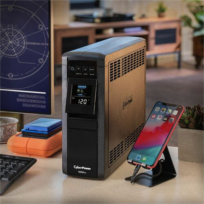 CyberPower CyberPower UPS Systems CP1350PFCLCD PFC Sinewave - Capacité