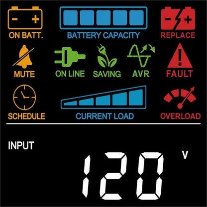 CyberPower CyberPower UPS Systems CP1350PFCLCD PFC Sinewave - Capacité