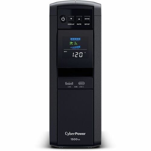 Cyber Power CyberPower PFC Sinewave CP1500PFCLCD - Capacidad: 1500 VA / 1000 W