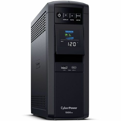 Cyber Power CyberPower PFC Sinewave CP1500PFCLCD - Capacidad: 1500 VA / 1000 W