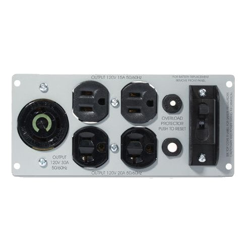 APC by Schneider Electric APC - Kit de plaque arrière - 1, 2, 2 x NEMA L5-30R,