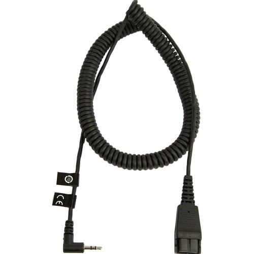 GN QD COILED CORD W/ 2.5MM PLUG