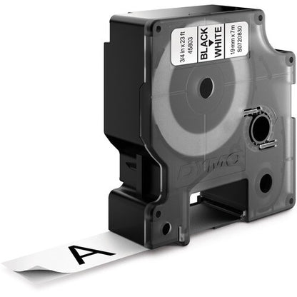 DY D1 TAPE 0.75X23  19MMX7M BLK/WHT