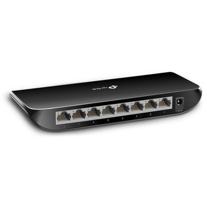 COMMUTATEUR GIGABIT 8 PORTS 10/100/1000 RJ45 TL-SG1008D BOÎTIER PLASTIQUE