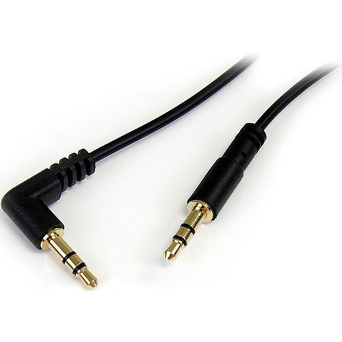 Câble audio stéréo fin 3,5 mm vers angle droit StarTech.com de 30 cm