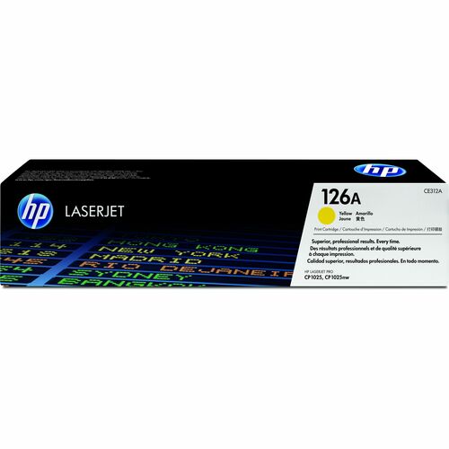 CARTOUCHE DE TONER JAUNE 126A POUR HP CLJ CP1025