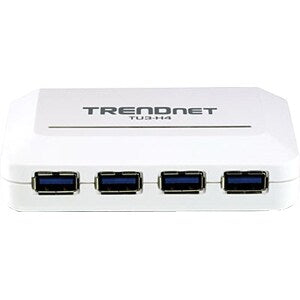 TRENDnet 4-Port USB 3.0 Compact Mini Hub with Built in USB 3.0 Cable,